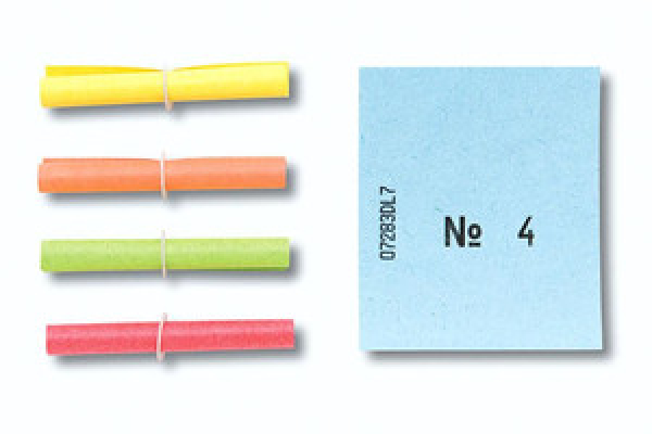 Röllchenlose Gewinne: 50er Pack, bunt gemischt, Los-Nr. 1-1000